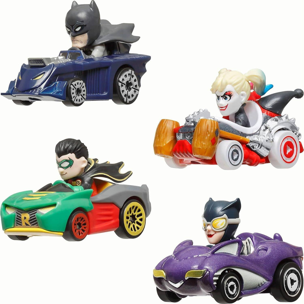 Hot Wheels - RacerVerse Batman 4 Pack  - Mattel