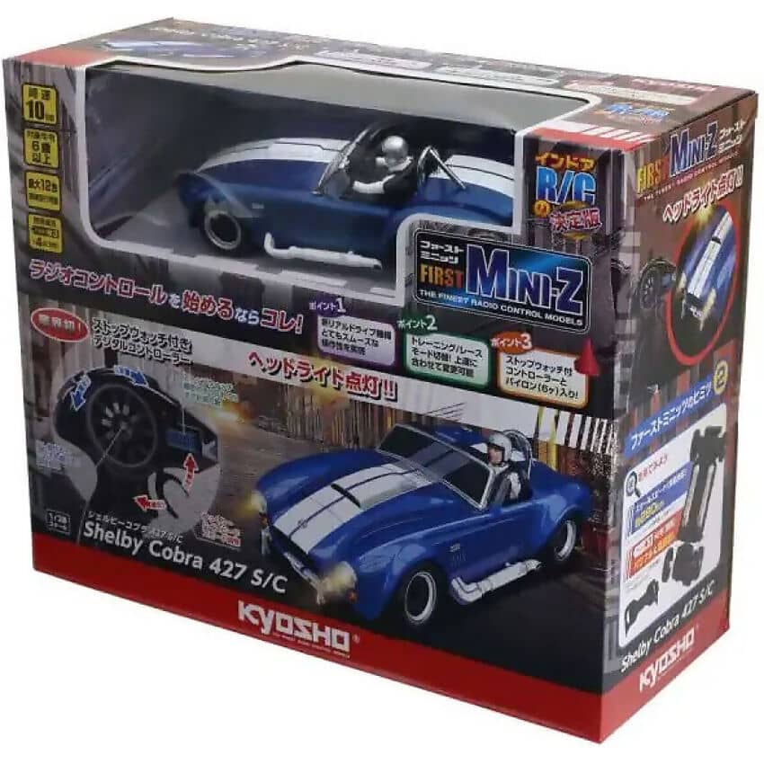KYOSHO - FIRST MINI-Z SHELBY COBRA 427 S/C BLUE - REMOTE CONTROL CAR