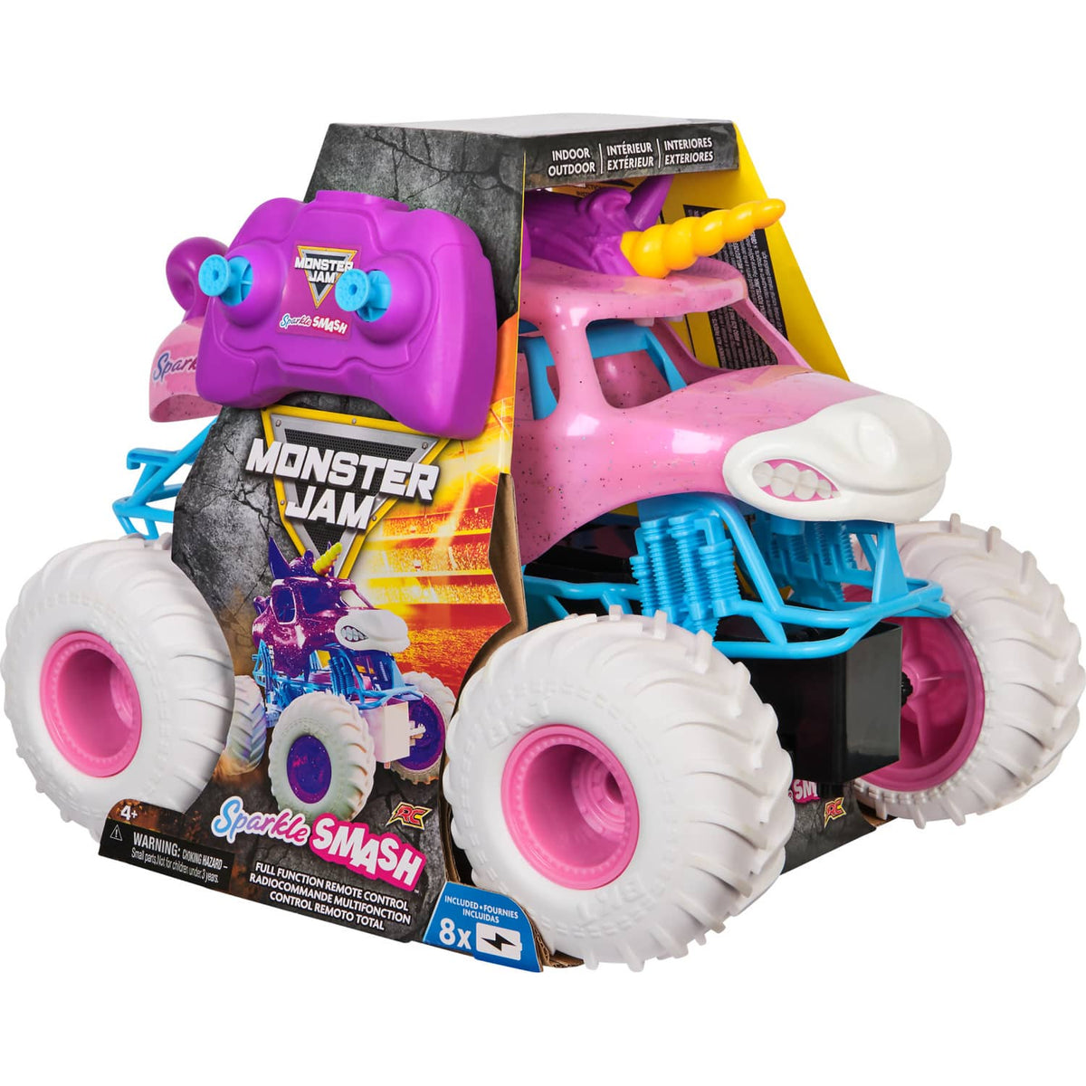 Monster Jam - Sparkle Smash RC Truck Scale 1:15 - Spin Master