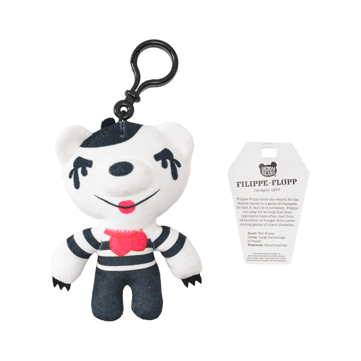 Deddy Bears - Series 4 Edition Mystery Blind Bag - 12cm Plush Clip-On - Jasnor