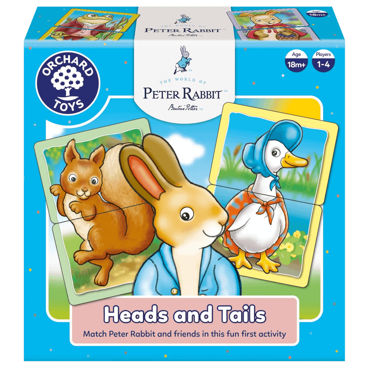 Orchard Toys - Peter Rabbit Heads and Tails Game