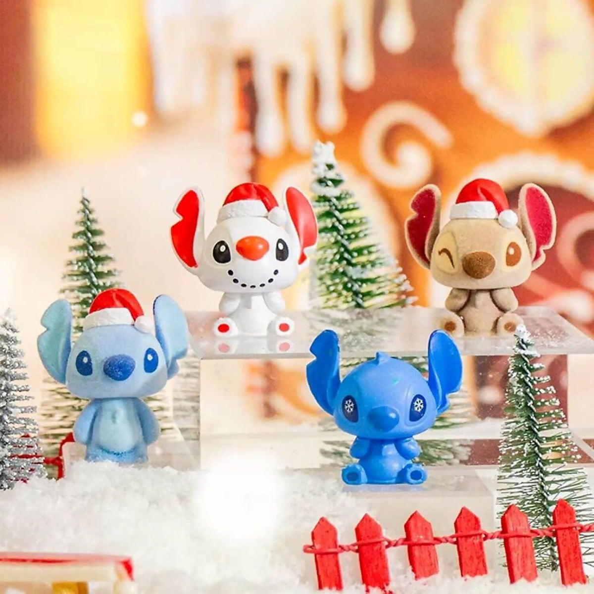 Disney - Lilo & Stitch Christmas Stitch Mini Figurine Mystery Blind Bag - Jasnor