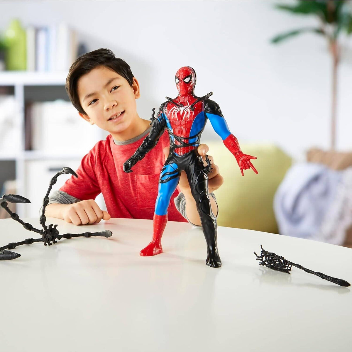 Marvel - Spider-Man - VenomVersus Spider-Man Liquid Shifter Colour Change 11-inch Action Figure - Hasbro