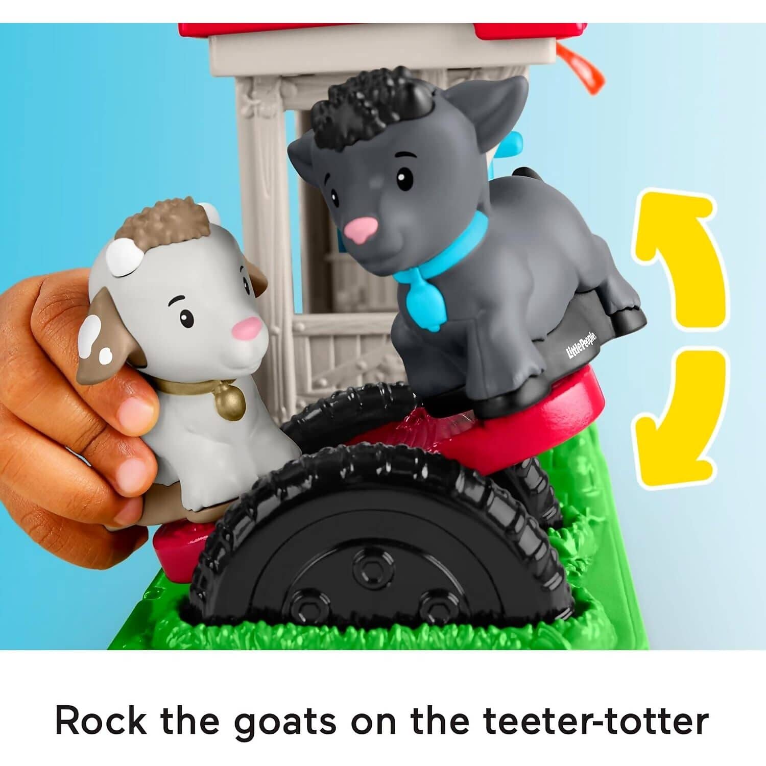 Fisher-Price - Little People Feed & Play Goat Yard Playset - Mattel