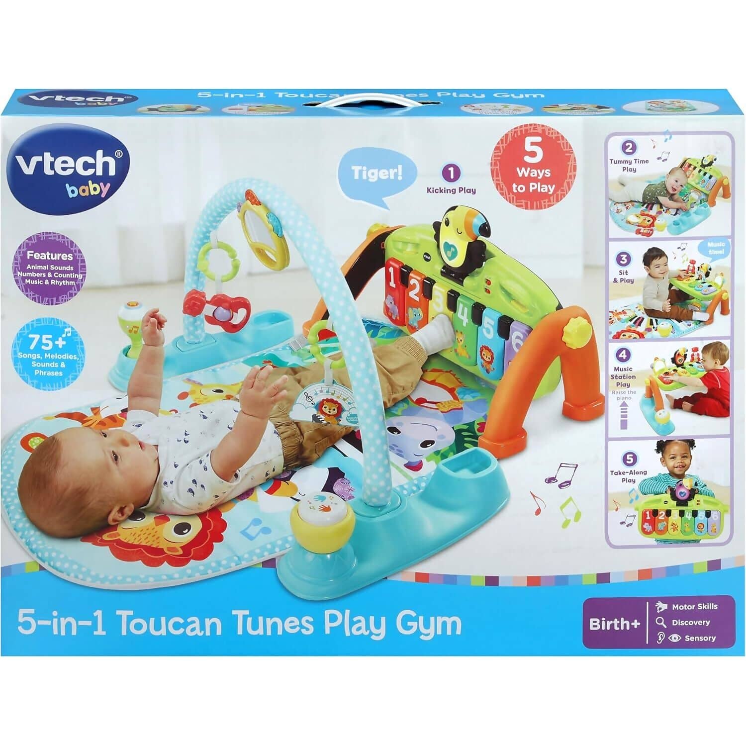 VTech - Baby - 5-in-1 Toucan Tunes Play Gym