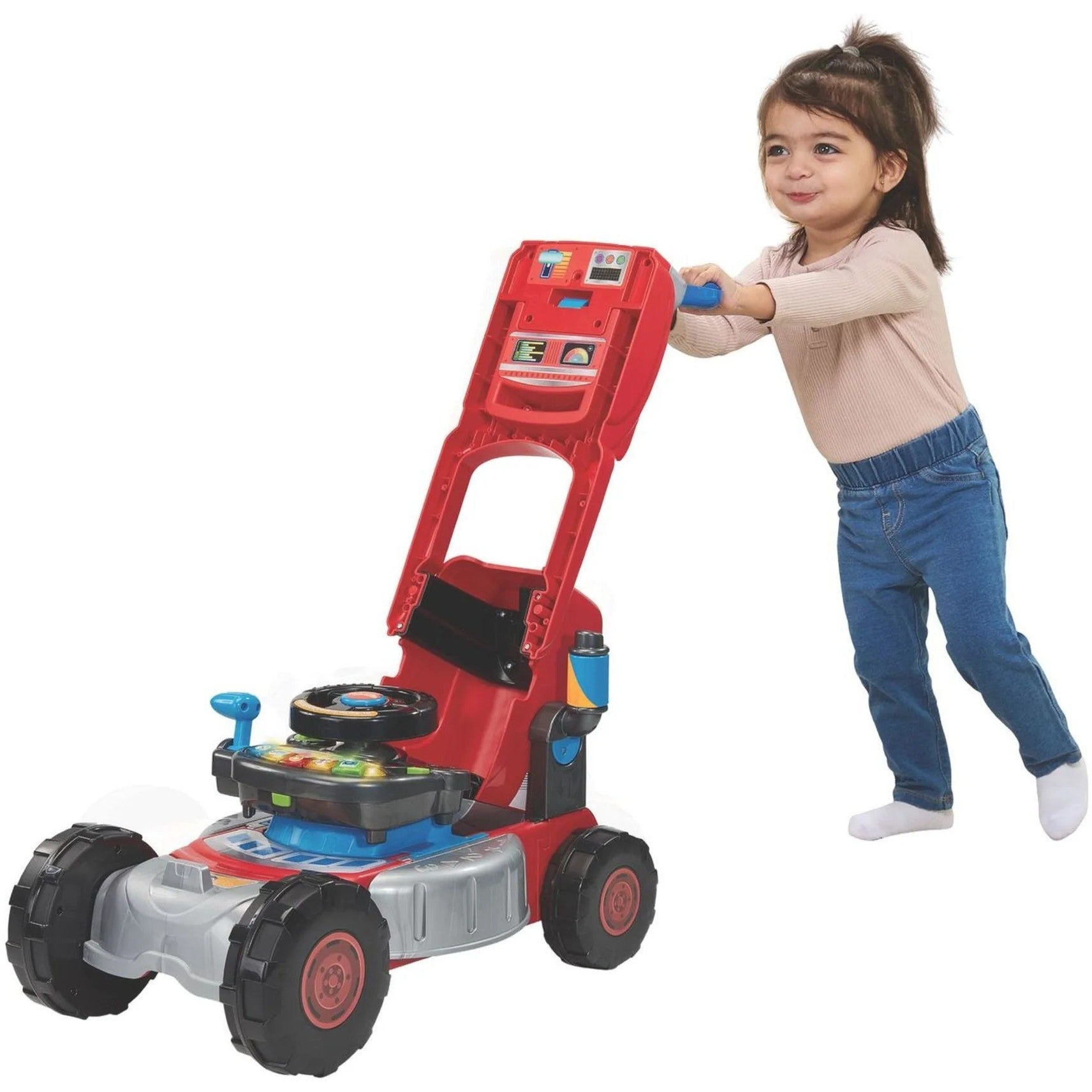 VTech - 3-in-1 Mow & Grow Tractor - Red