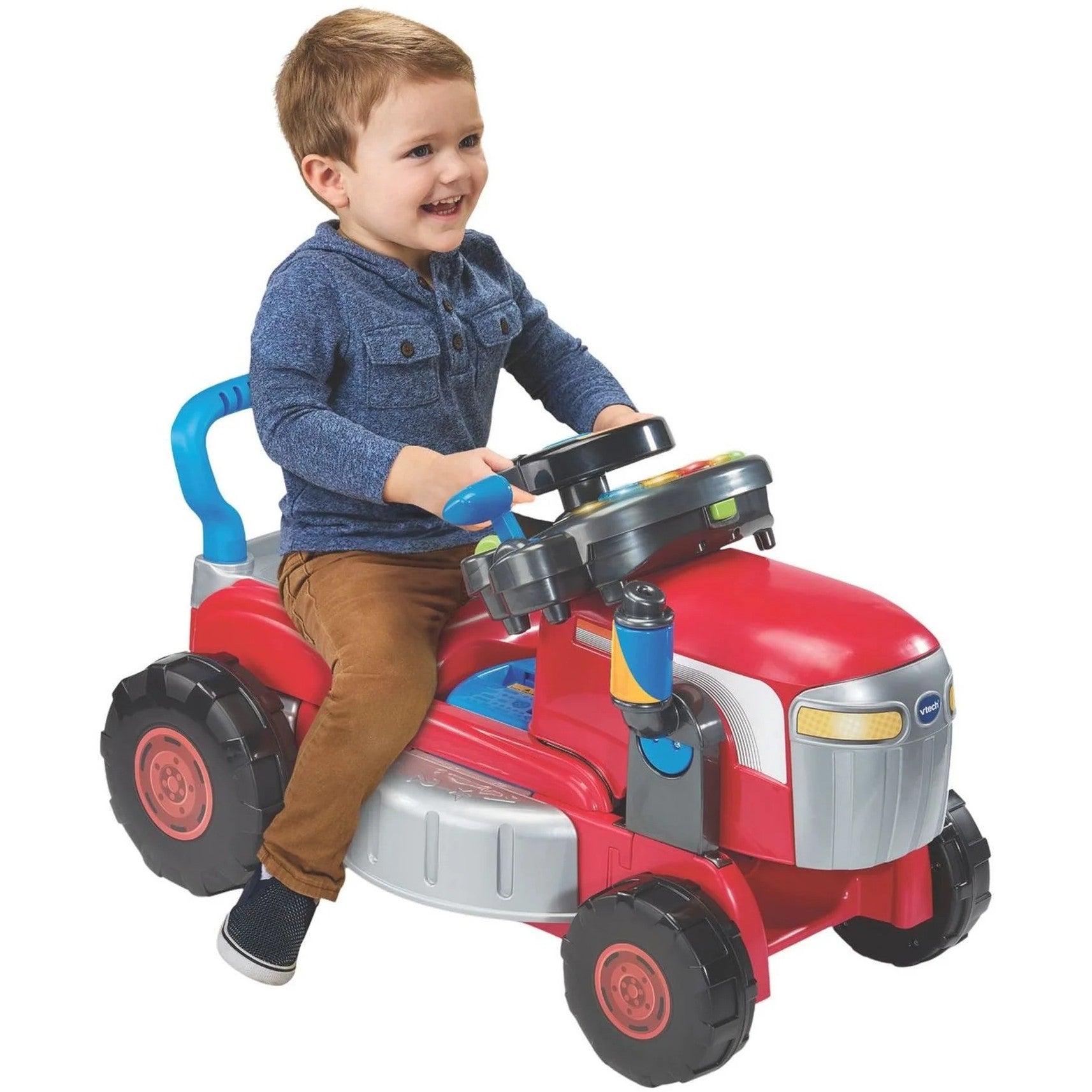 VTech - 3-in-1 Mow & Grow Tractor - Red