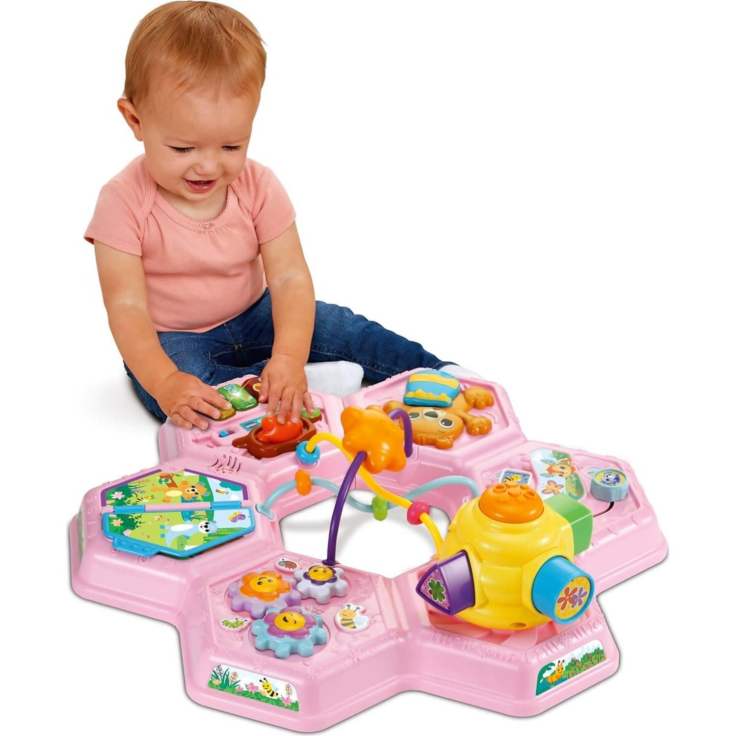 VTech - Baby - Busy Bee Activity Table - Pink