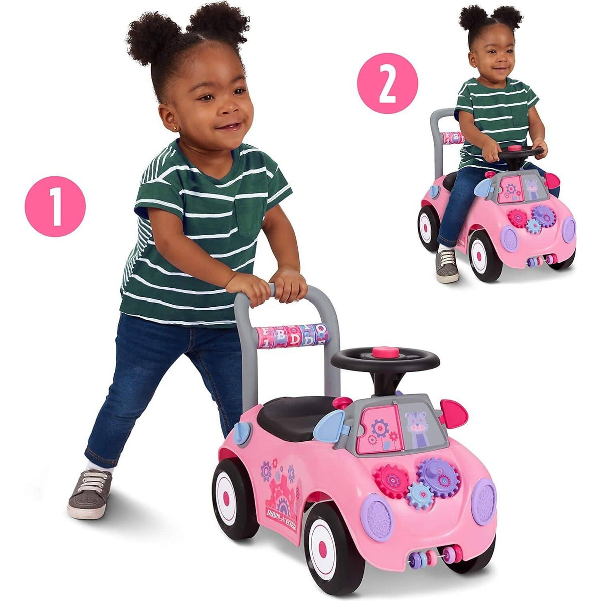 Radio Flyer - Creativity Car Pink Ride-On Push Car