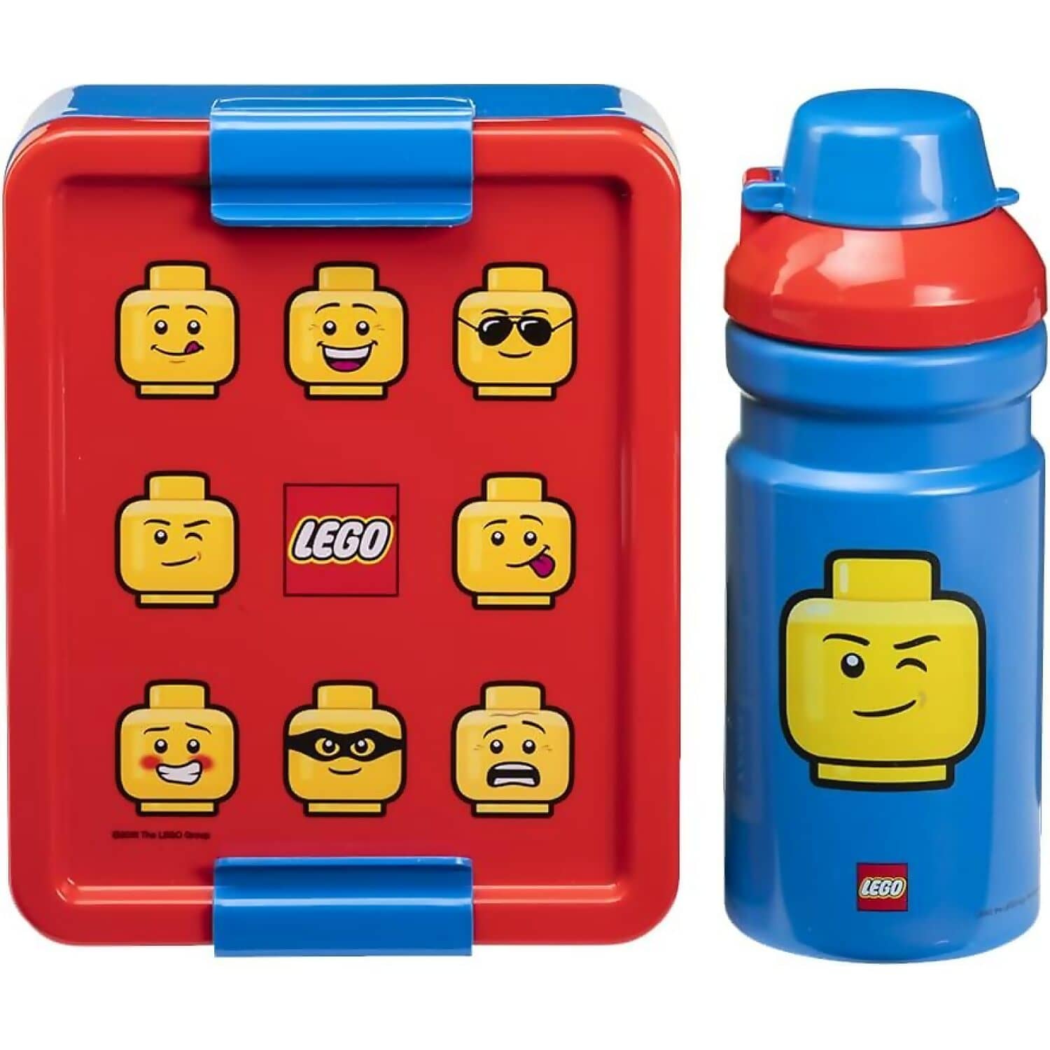 LEGO® Minifigure Lunch Set Iconic Boy Red/Blue - Room Copenhagen