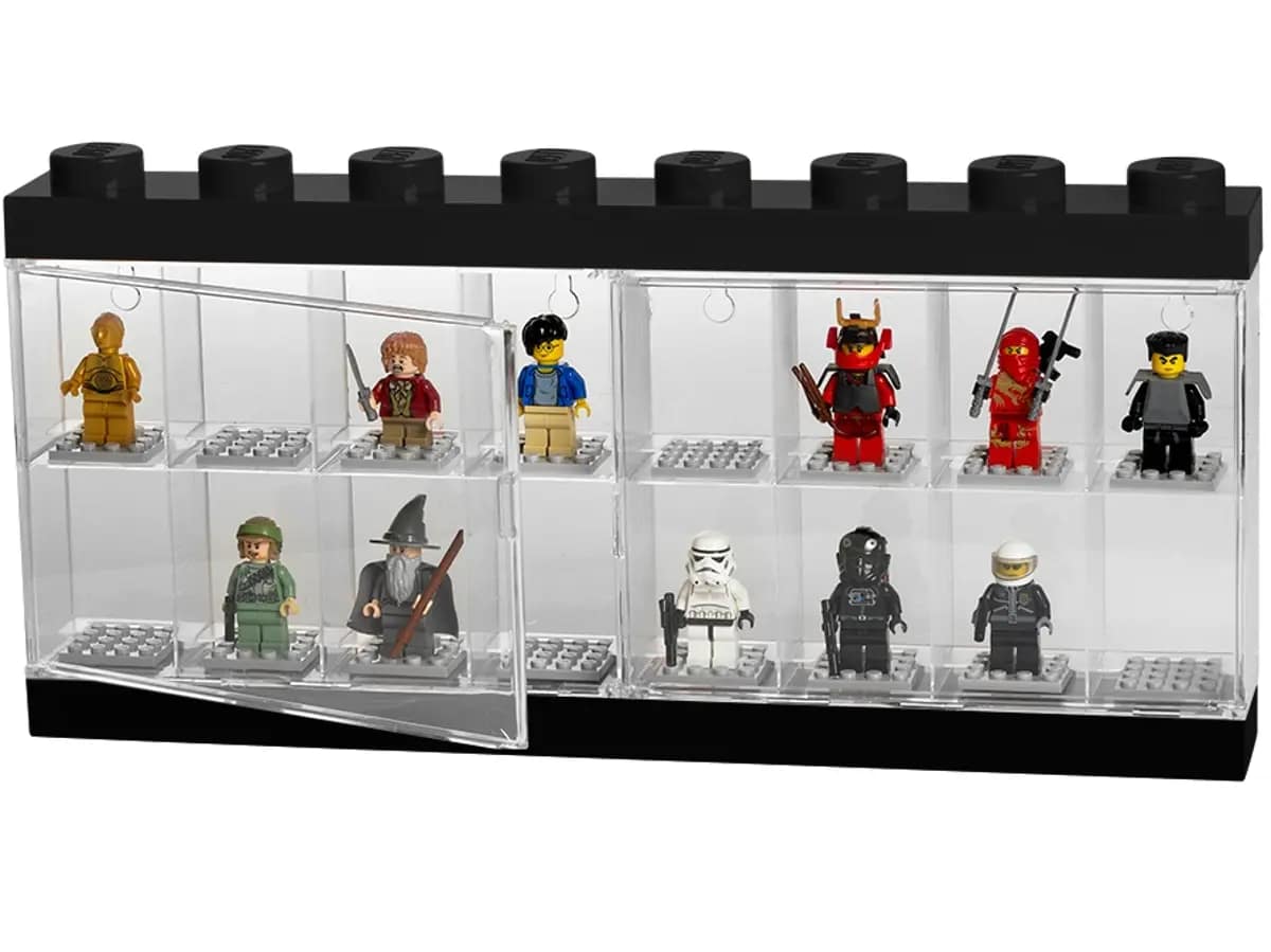 LEGO® Minifigure Display Case 16 Black - Room Copenhagen