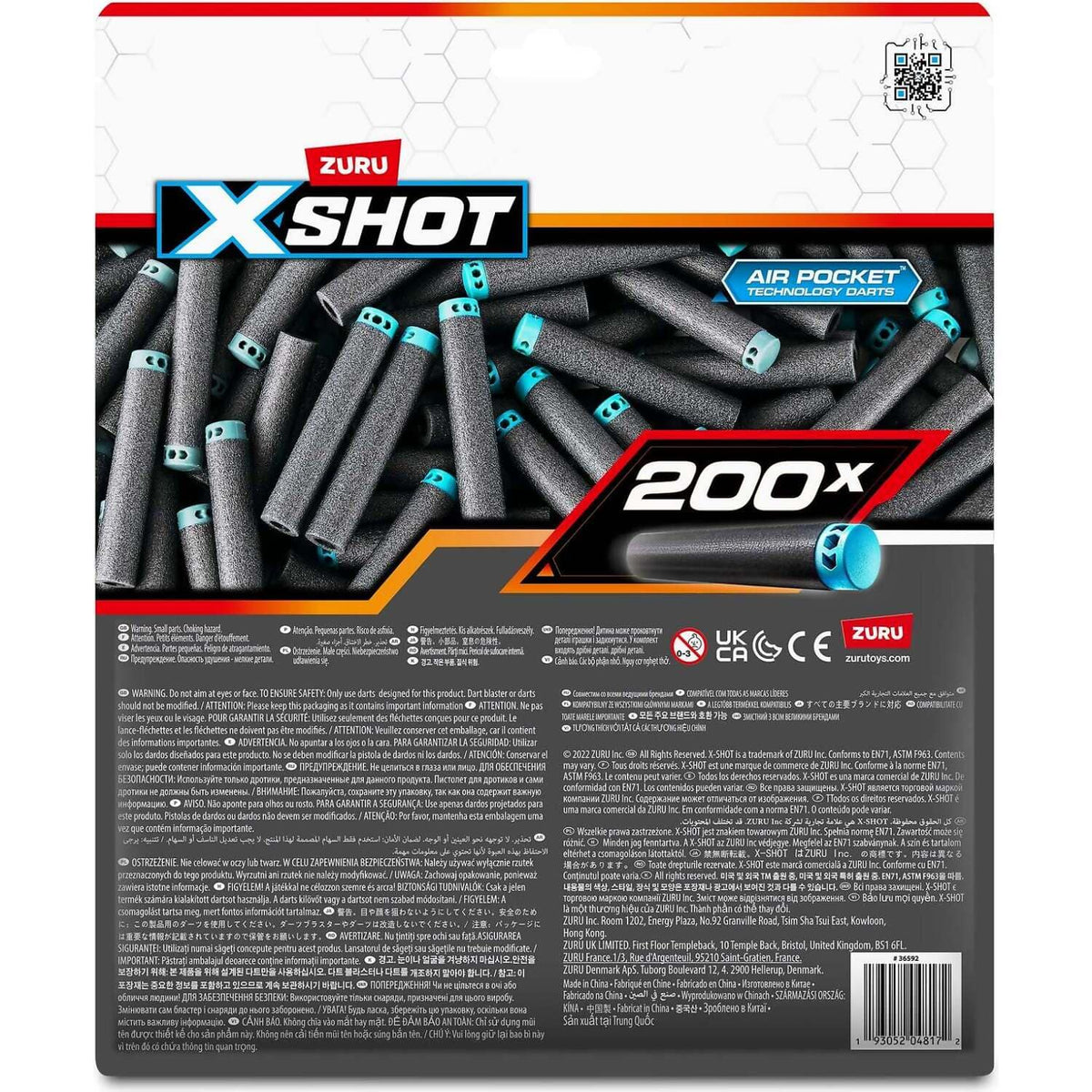 ZURU - X-Shot 200 Elite Dart Refill Pack