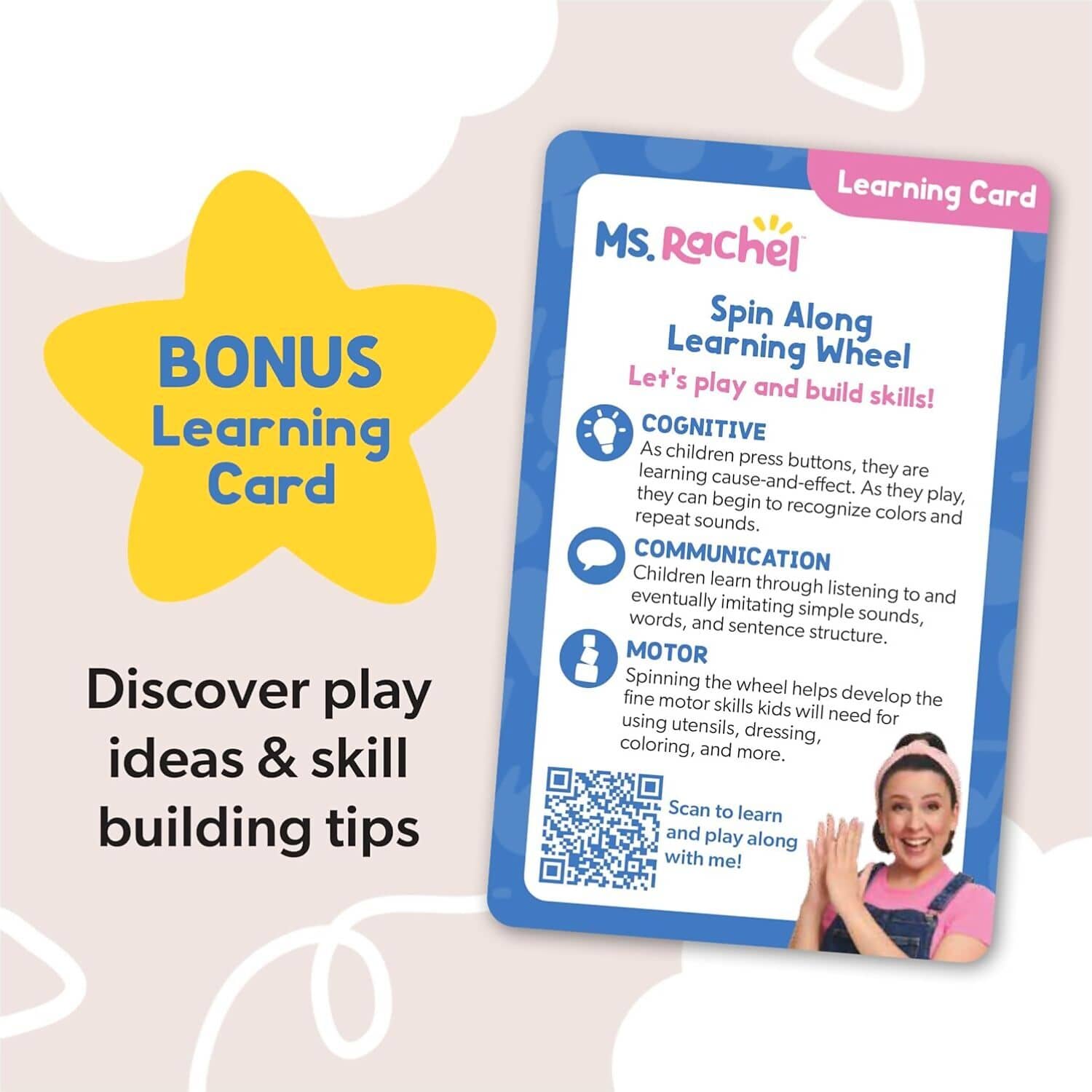 Ms. Rachel - Spin & Sing Along Learning Wheel - Spin Master