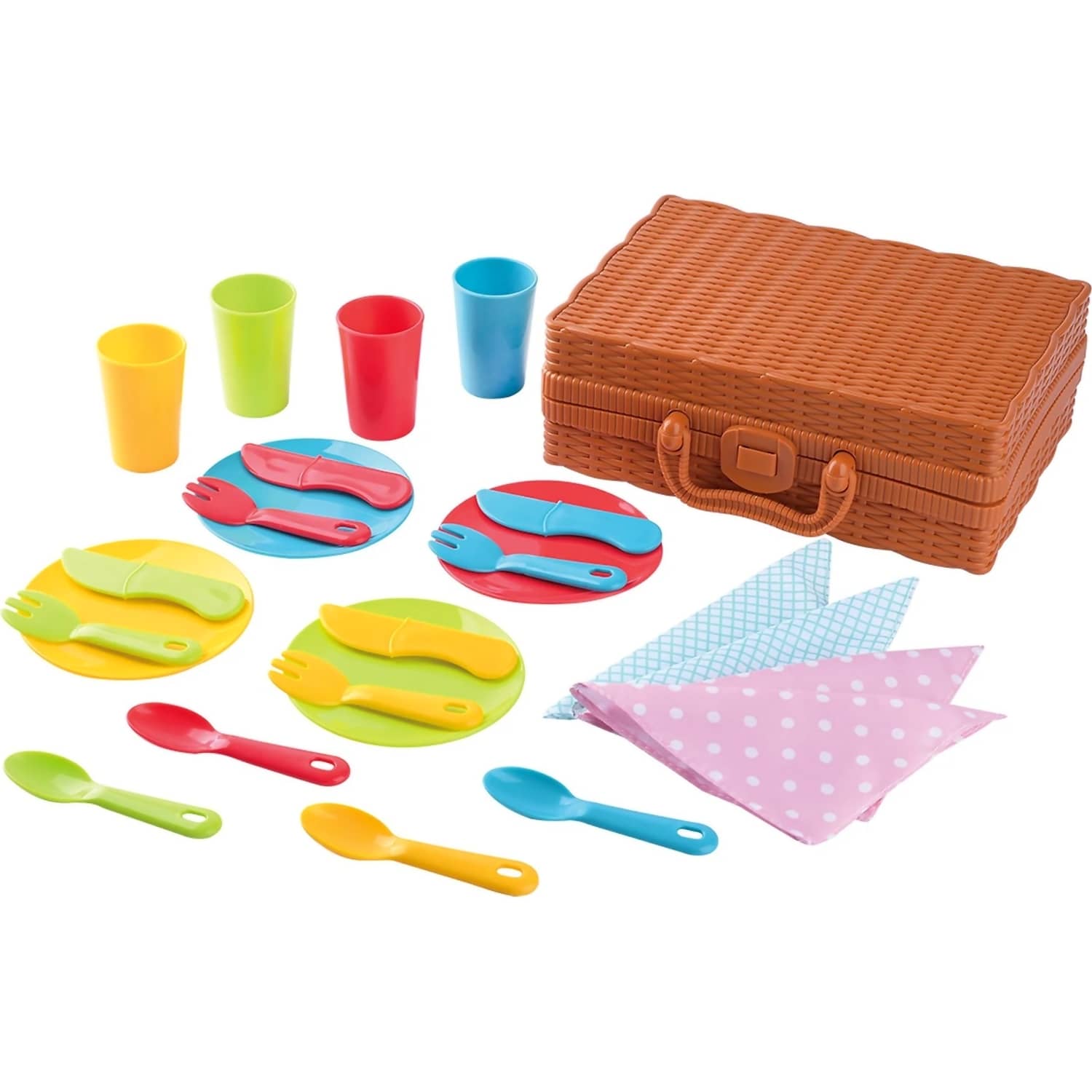 Playgo Toys Ent. Ltd - Picnic Party with Basket 25Pcs