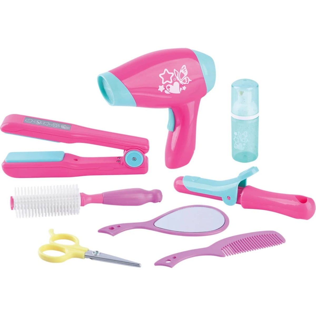 Playgo Toys Ent. Ltd - Glam Hair Styling Set 8Pcs
