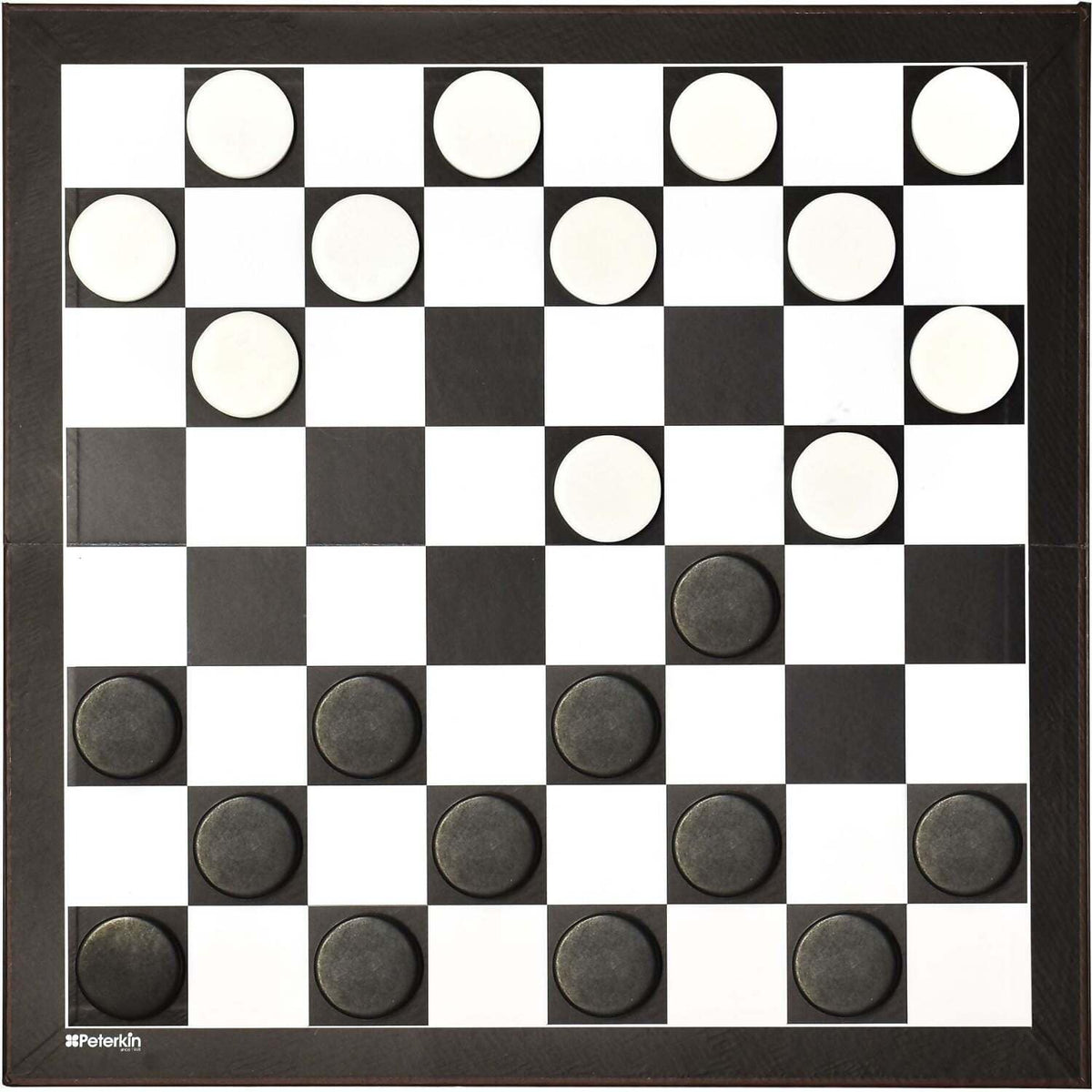 Peterkin - Draughts Checkers Game Gift Box