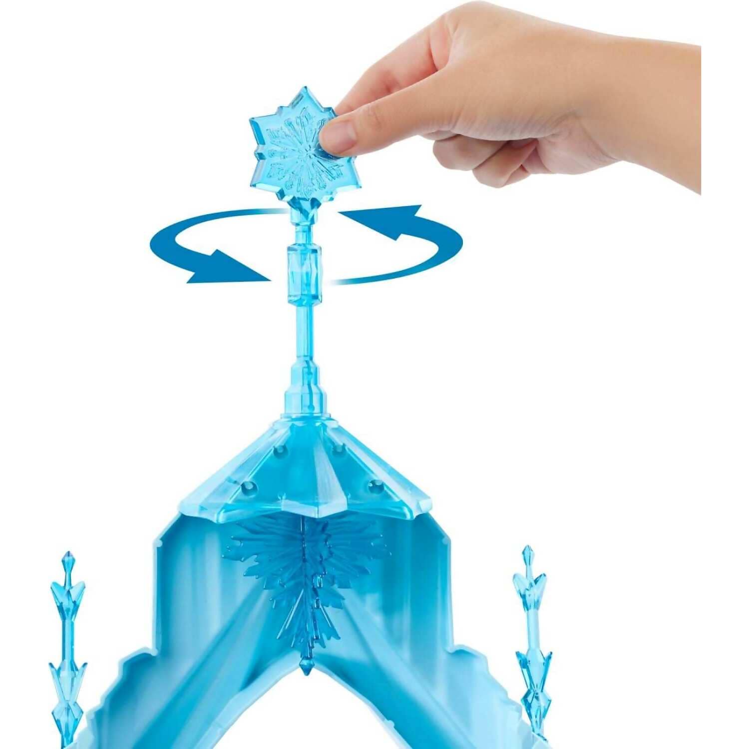 Disney Frozen - Elsa's Frozen Ice Palace Castle Playset with Olaf & Accessories - Mattel