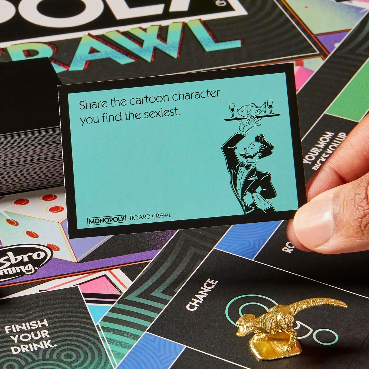 Hasbro Gaming - Monopoly Board Crawl Party Drinking Game for Adults