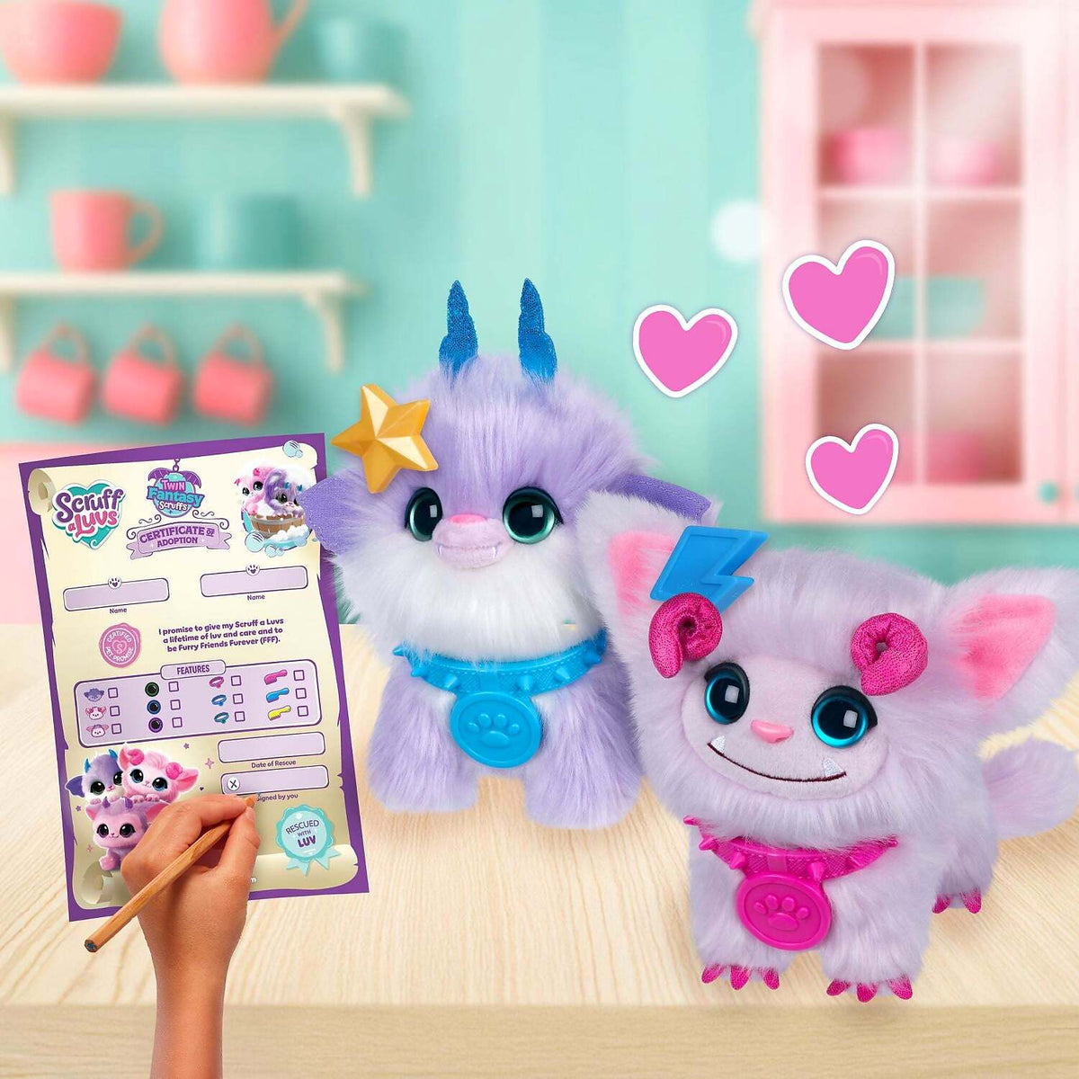 Scruff a Luvs - Twin Fantasy Scruffs Mystery 2 Pack Plush