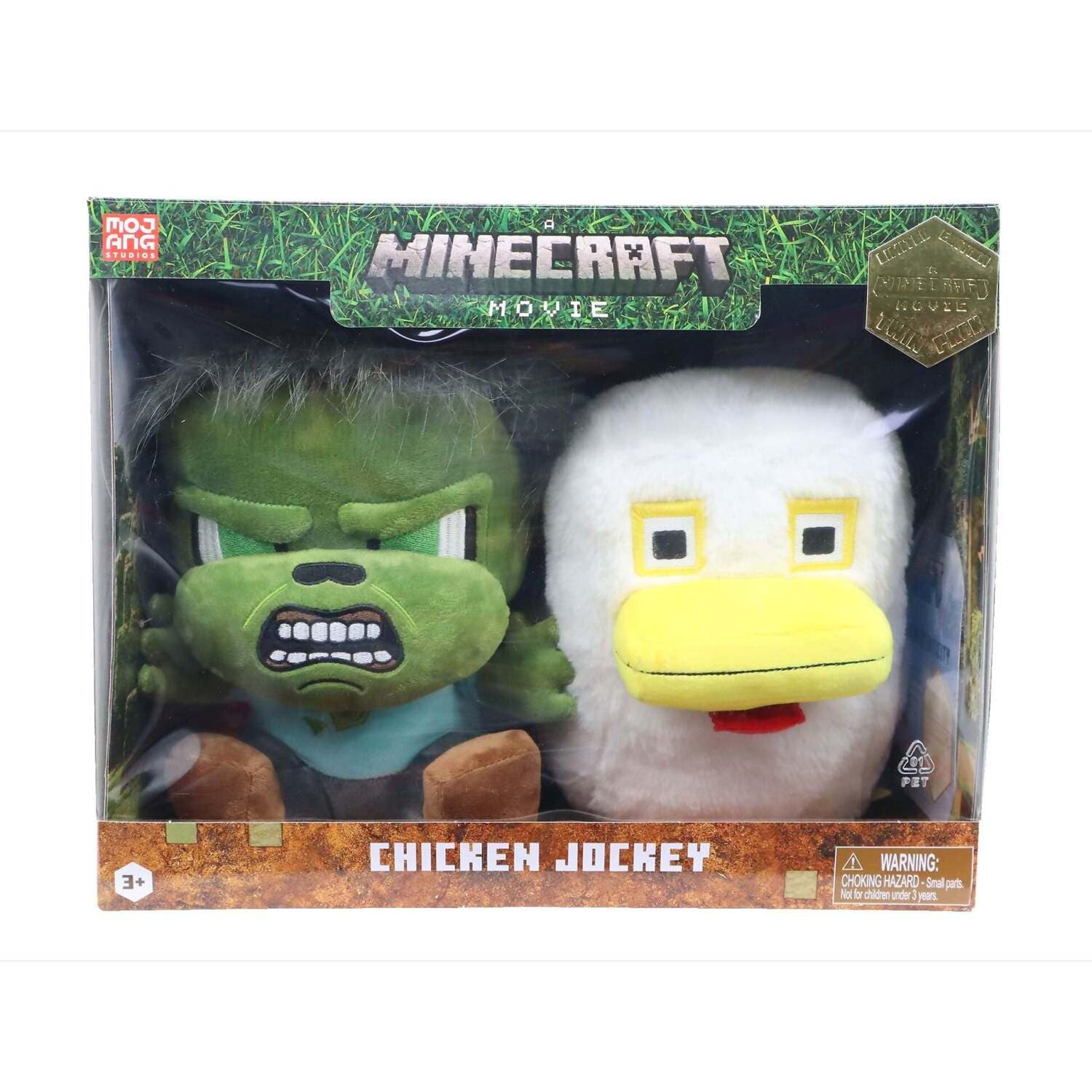 Minecraft - Movie - Limited Edition Chicken Jockey Plush Twin Pack Plush