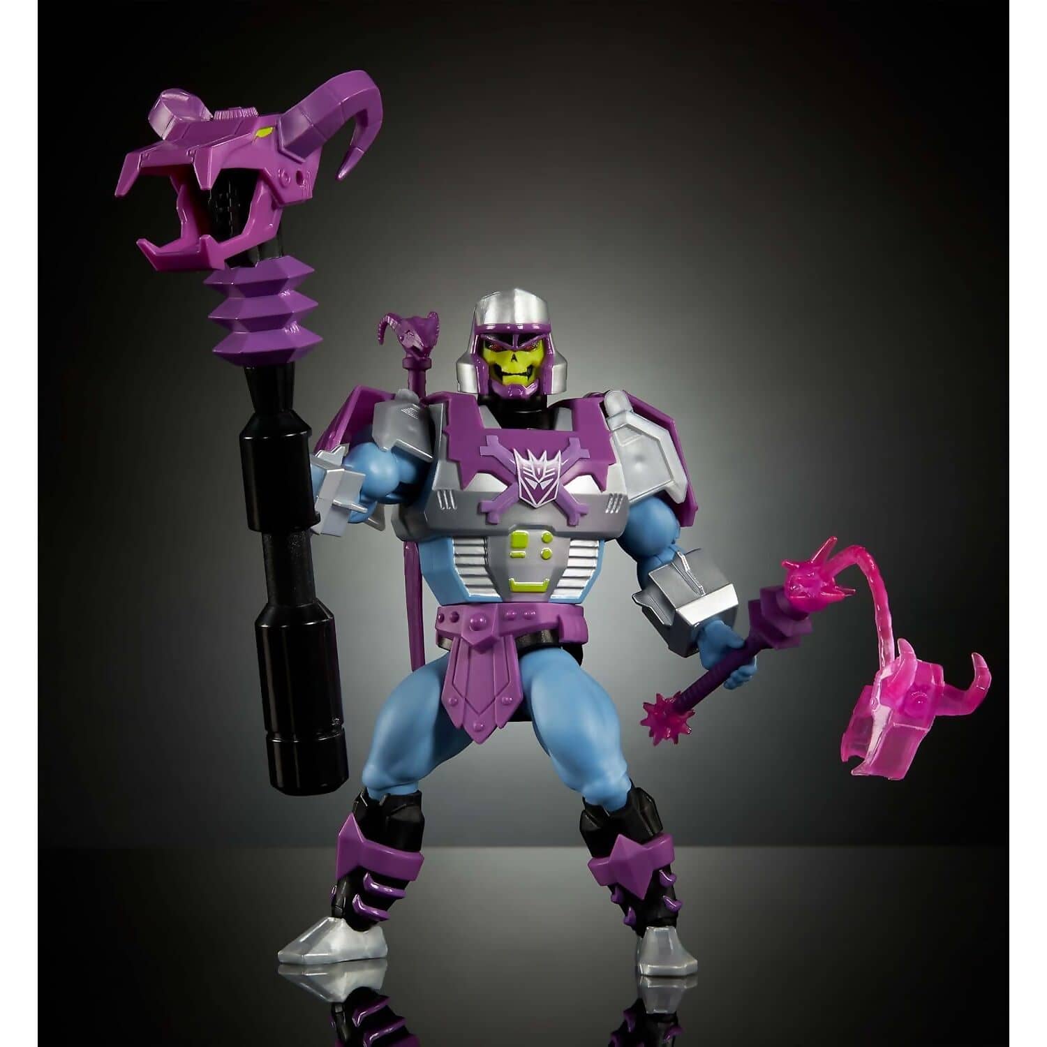 Masters Of the Universe - Origins & Transformers MEGAtron Armor Skeletor Action Figure 5.5-Inch - Mattel