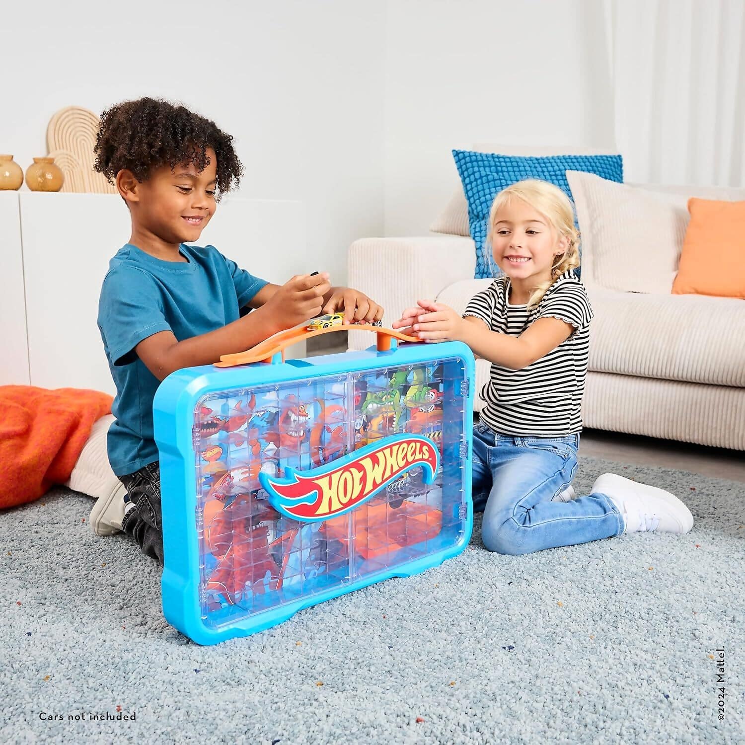 Hot Wheels - Collection Storage Carry Case for 54 Cars with Illuminated Logo