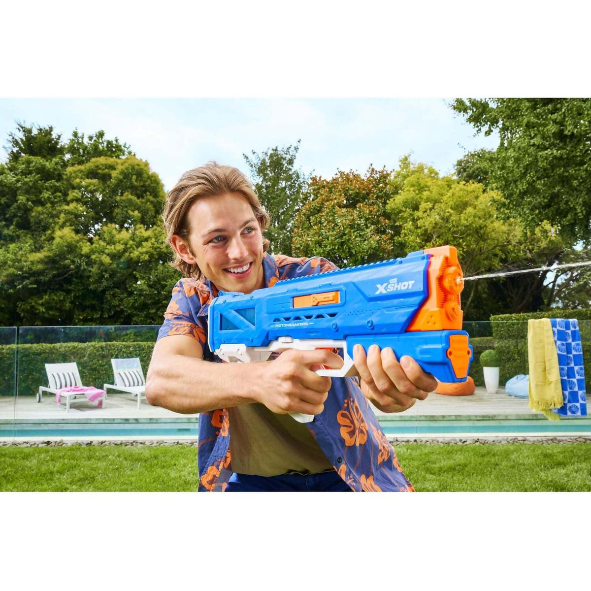 ZURU - X-Shot Motorized Fast Fill Motor Soaker - Hydra Pulse