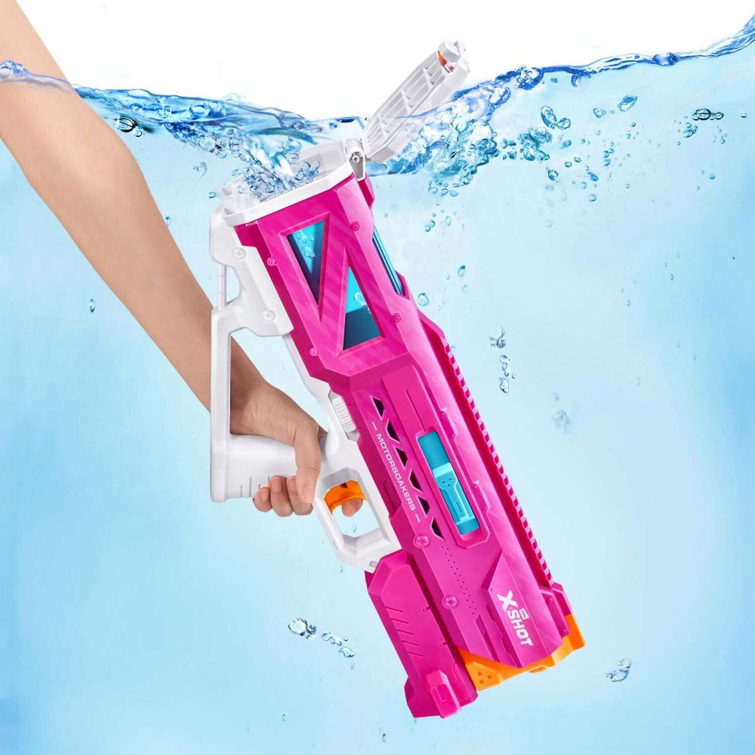 ZURU - X-Shot Motorized Fast Fill Motor Soaker - Hydra Pulse Pink