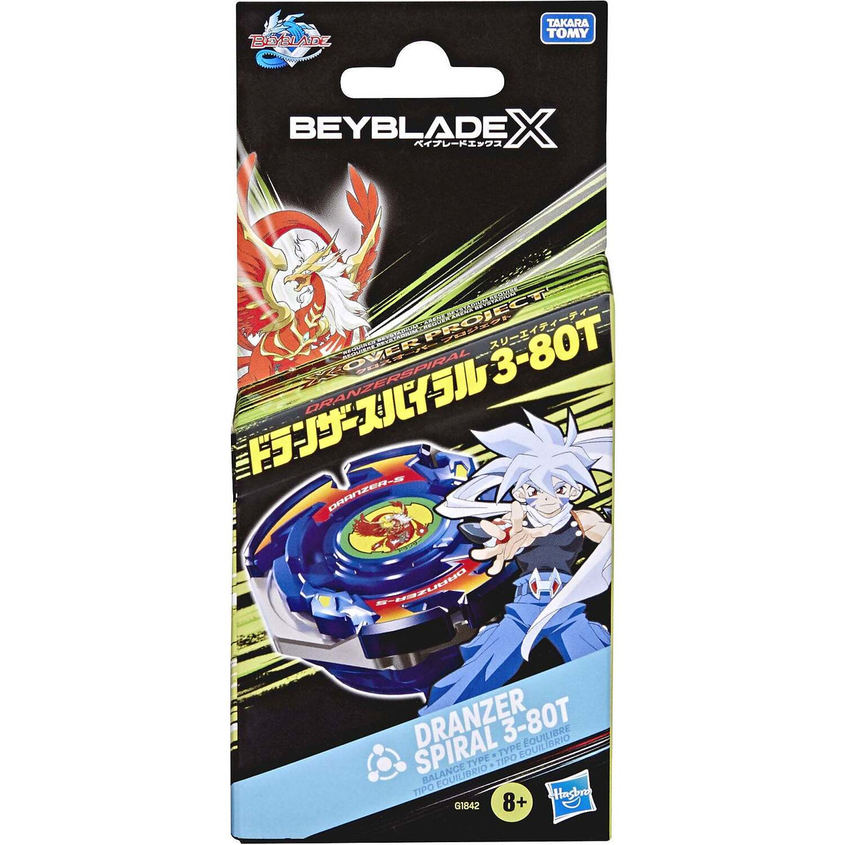 BEYBLADE X - Dranzer Spiral 3-80T Balance Type