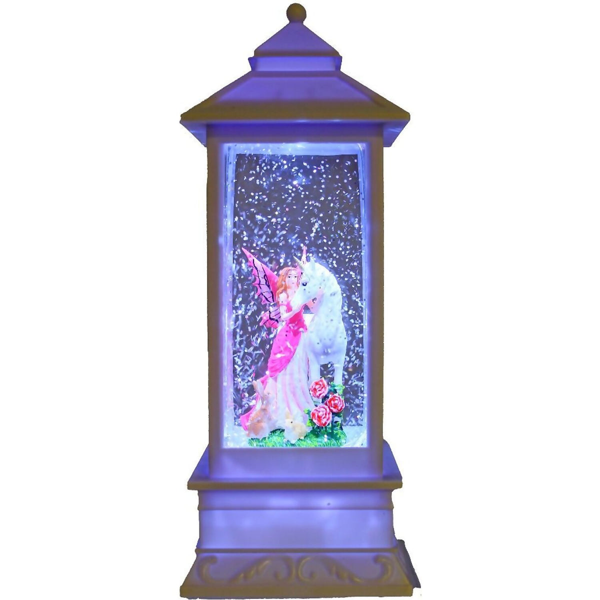 Cotton Candy - White Lantern Fairy Unicorn
