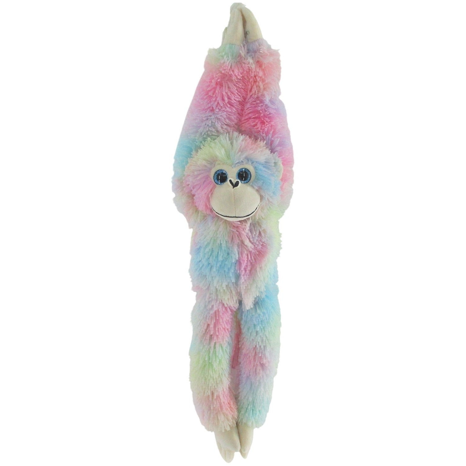 Cotton Candy - Plush Sam Hanging Monkey - Rainbow