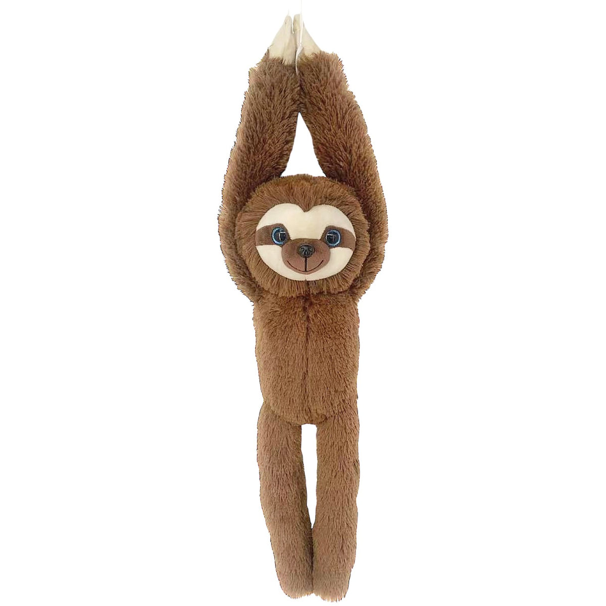 Cotton Candy - Plush Roger Hanging Sloth - Brown