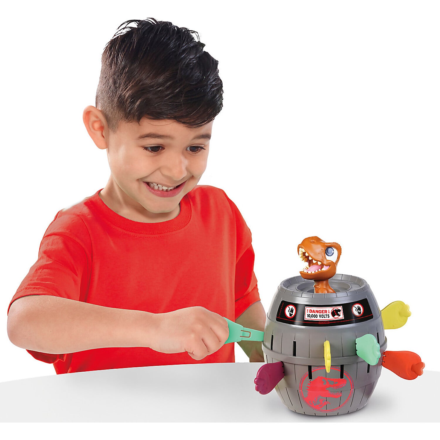 TOMY - Jurassic World Pop Up T.rex Game