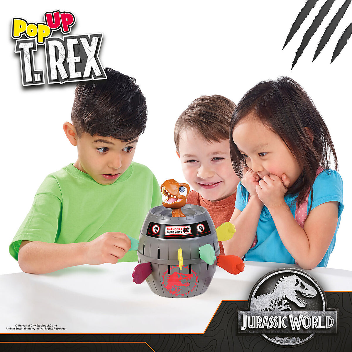 TOMY - Jurassic World Pop Up T.rex Game