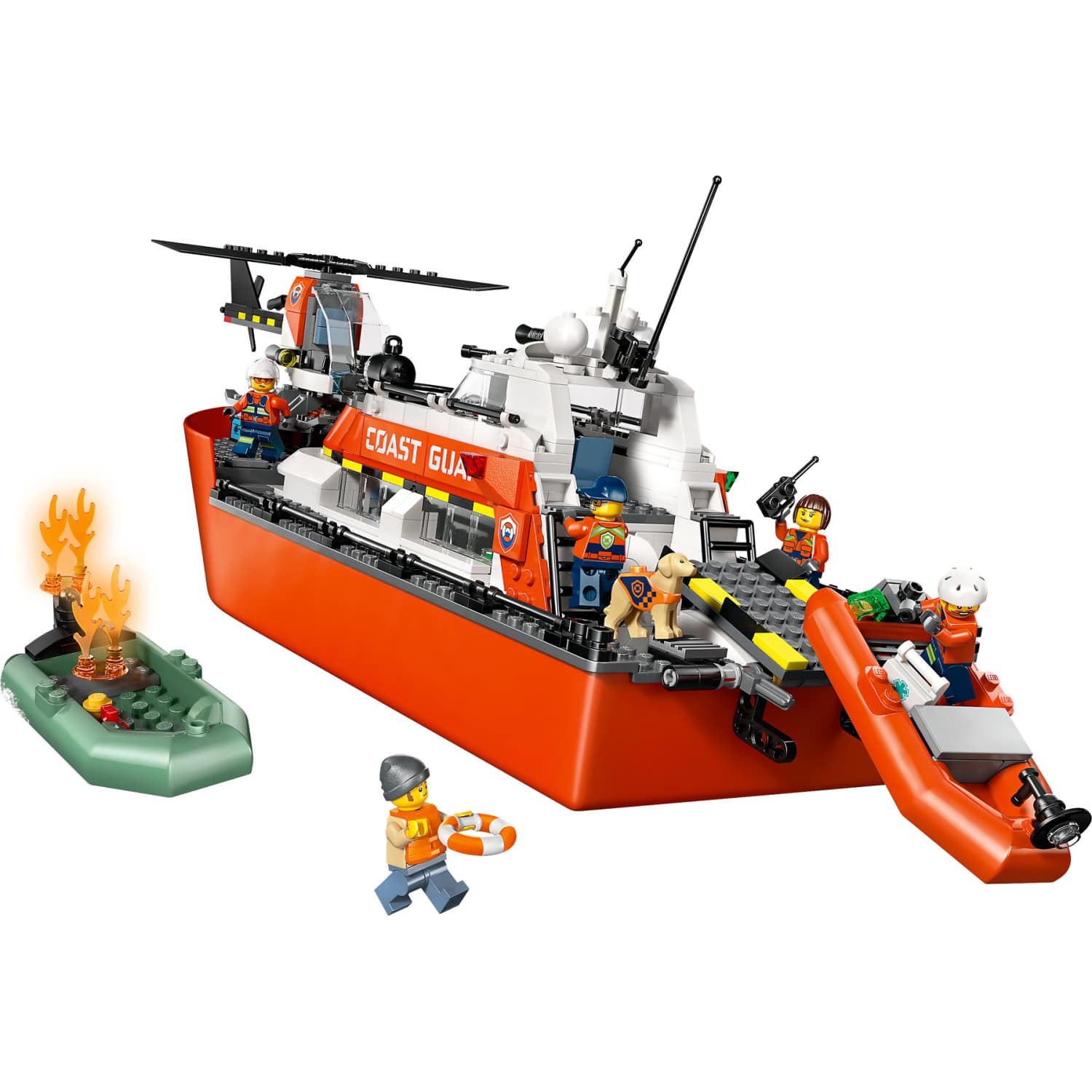 LEGO® 60504 Coast Guard Rescue Boat & Helicopter - City