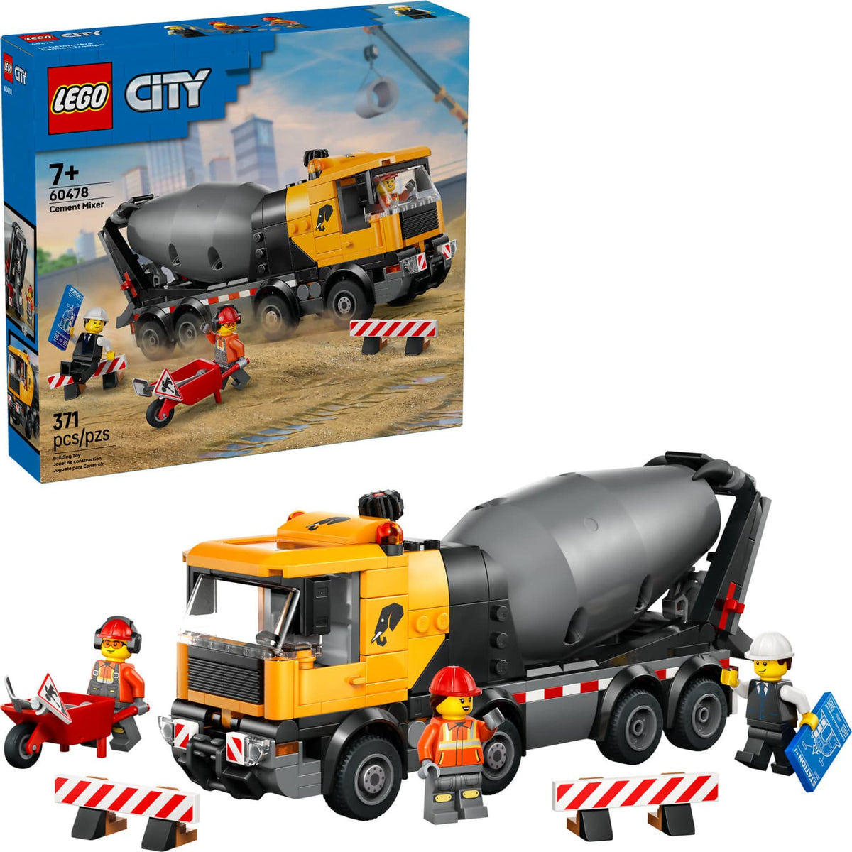 LEGO® 60478 Cement Mixer - City