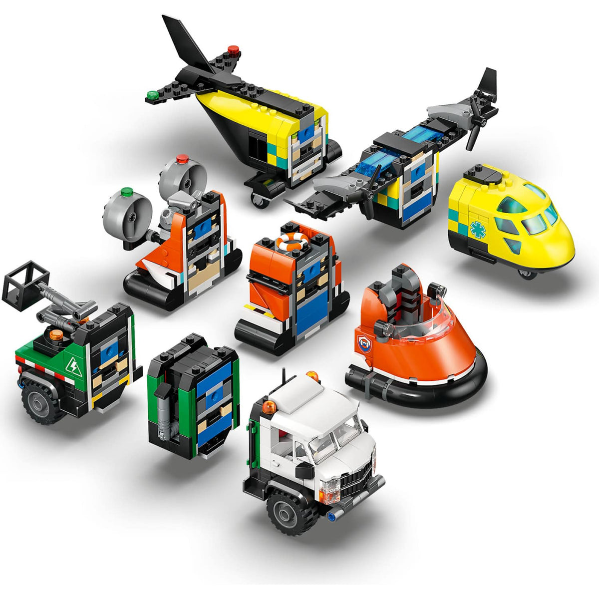 LEGO® 60505 Airplane Service Truck & Hovercraft Remix - City