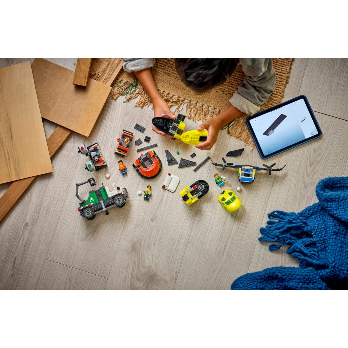 LEGO® 60505 Airplane Service Truck & Hovercraft Remix - City
