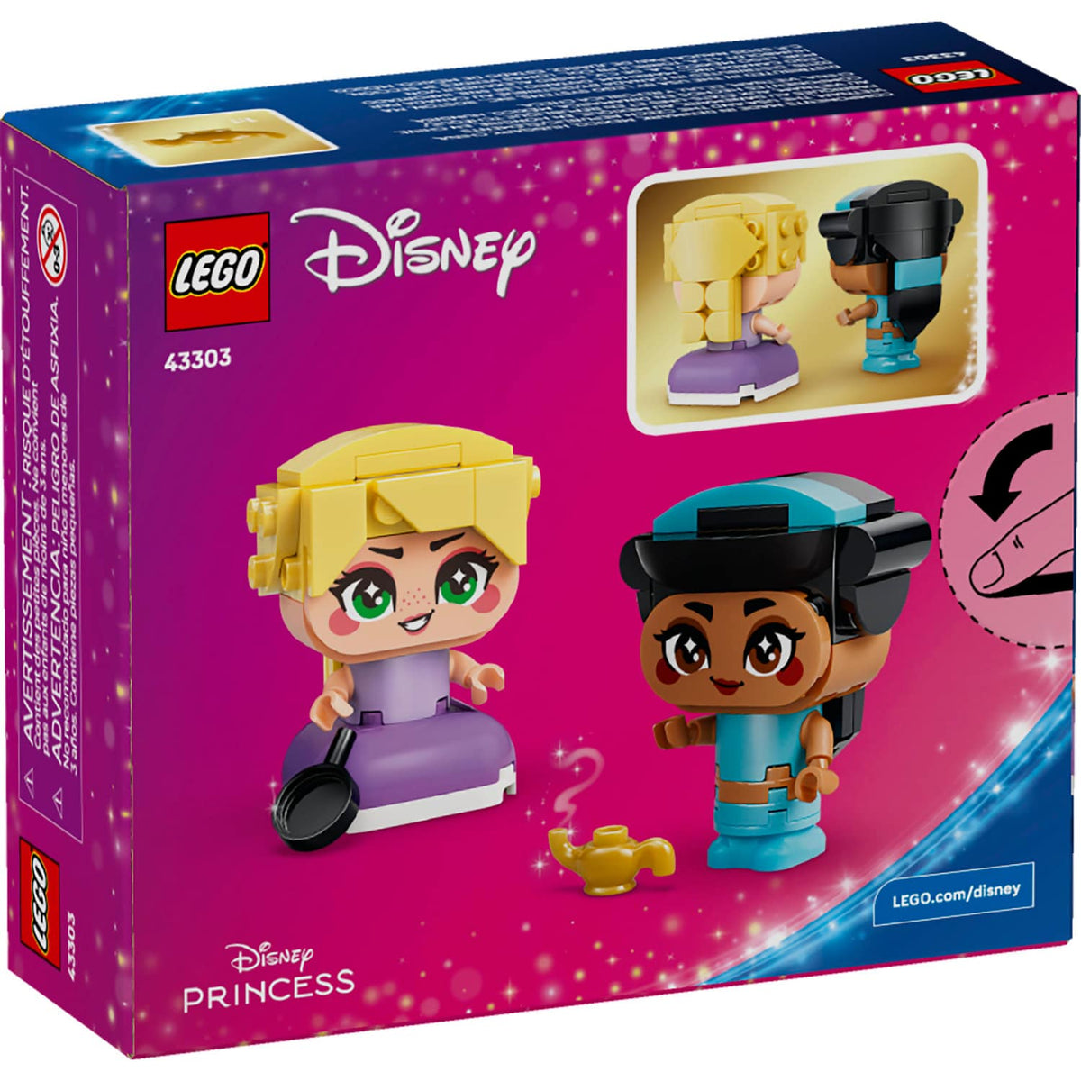 LEGO® 43303 Mini Jasmine & Rapunzel - Disney