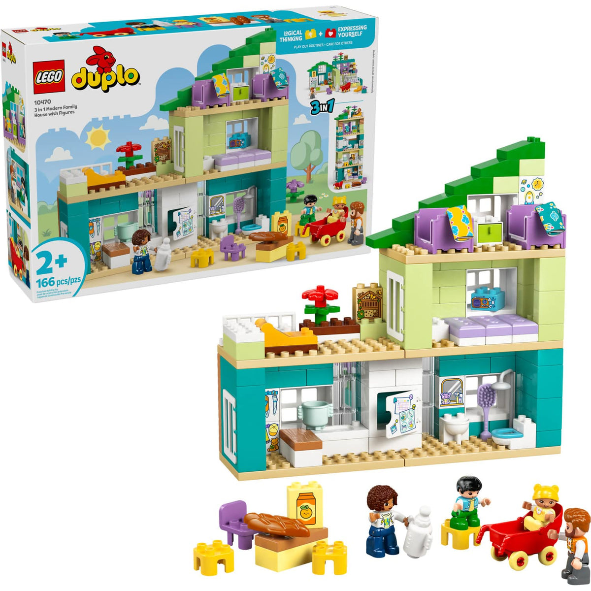 LEGO® 10470 3-in-1 Modern Family House with Figures -  DUPLO®