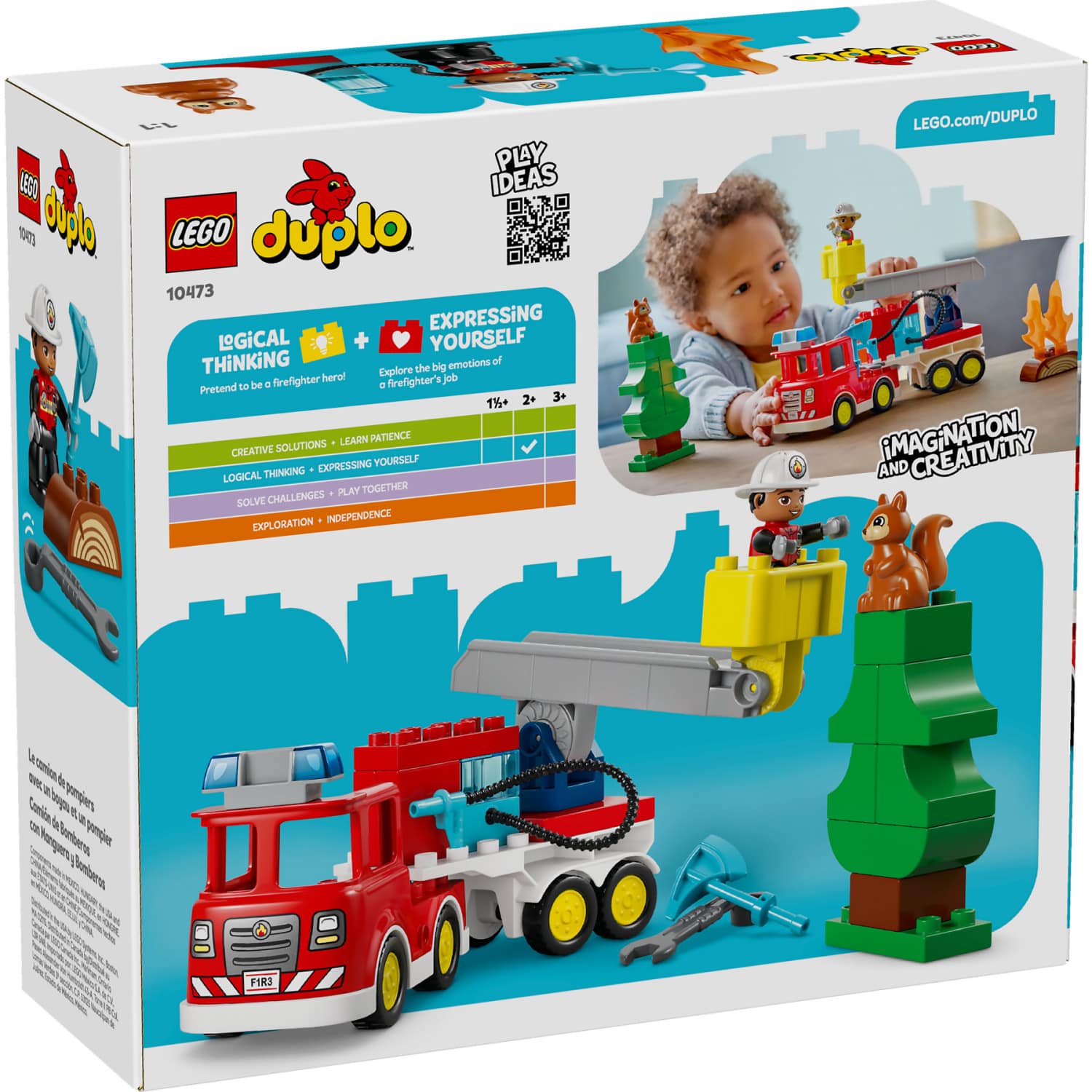 LEGO® 10473 Fire Truck with Hose and Firefighter -  DUPLO®