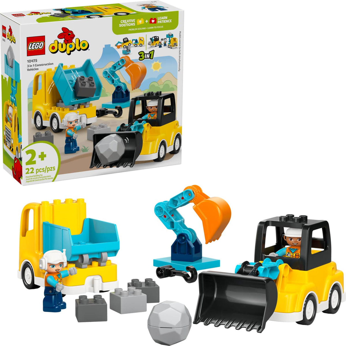 LEGO® 10475 3-in-1 Construction Vehicles -  DUPLO®