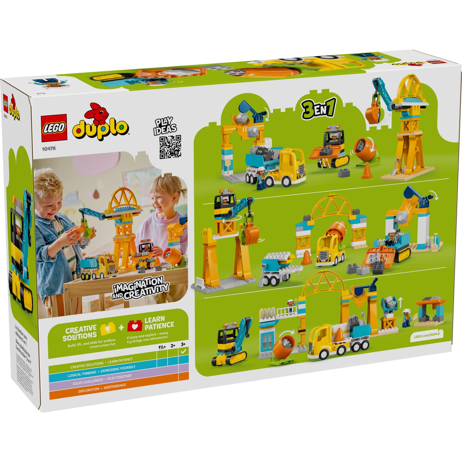 LEGO® 10476 3-in-1 Construction Site and Vehicles -  DUPLO®