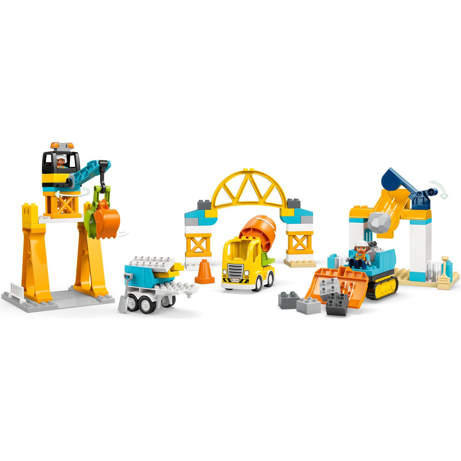 LEGO® 10476 3-in-1 Construction Site and Vehicles -  DUPLO®