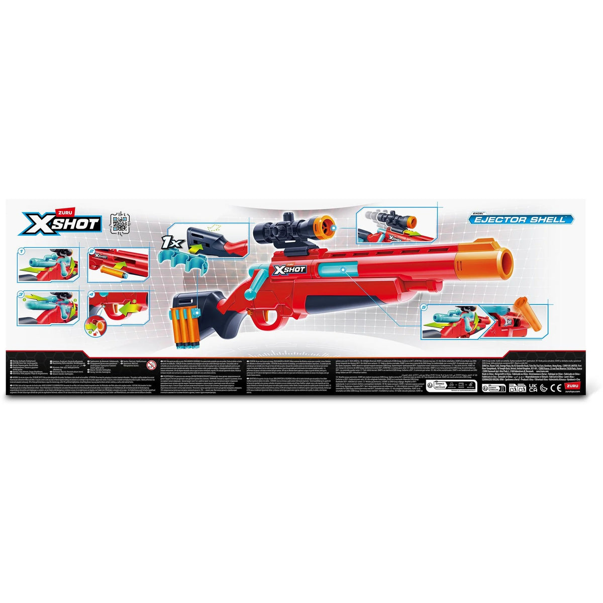 ZURU - XShot Excel Ejector Shell Blaster
