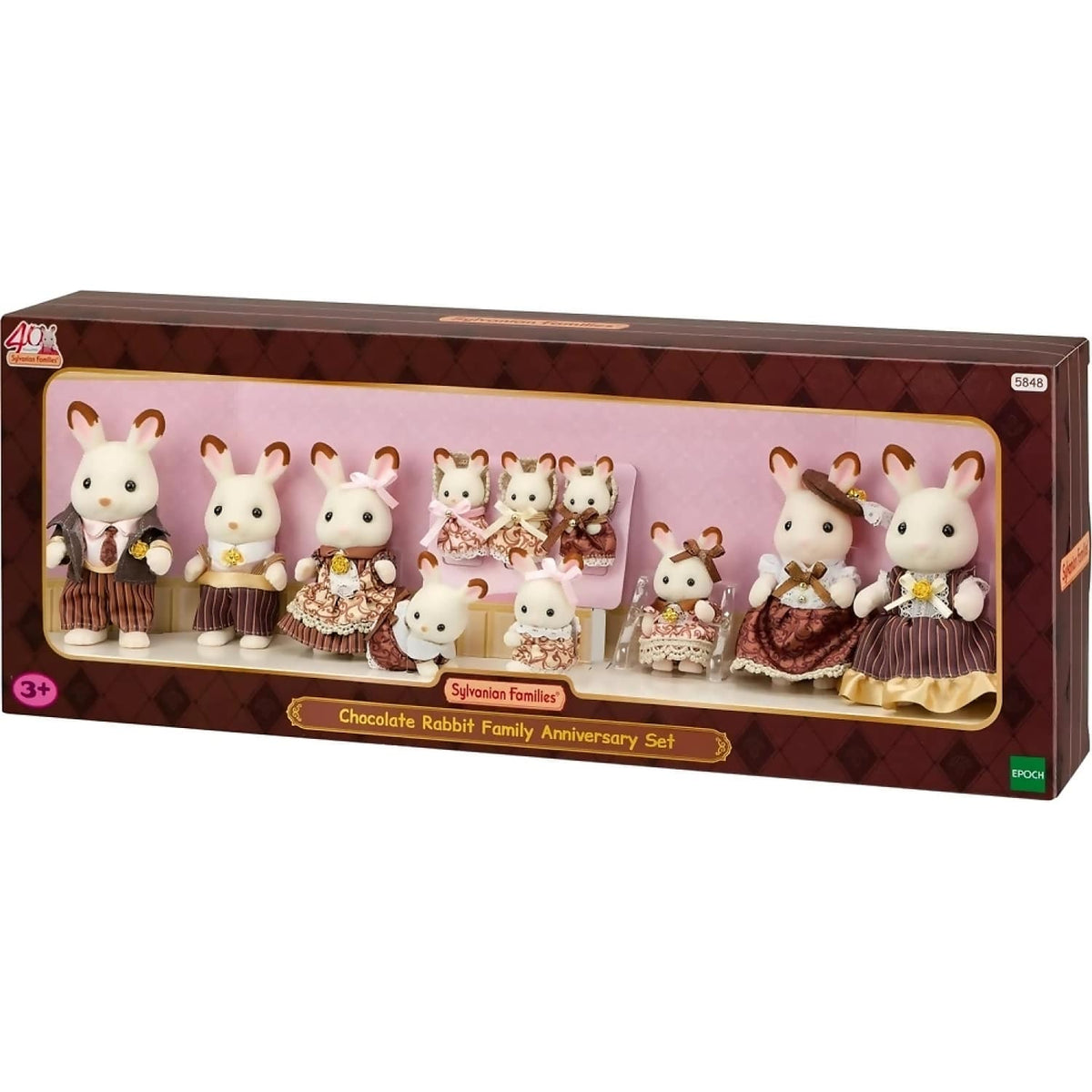 Sylvanian Families - Chocolate Rabbit Family Anniversary Playset
