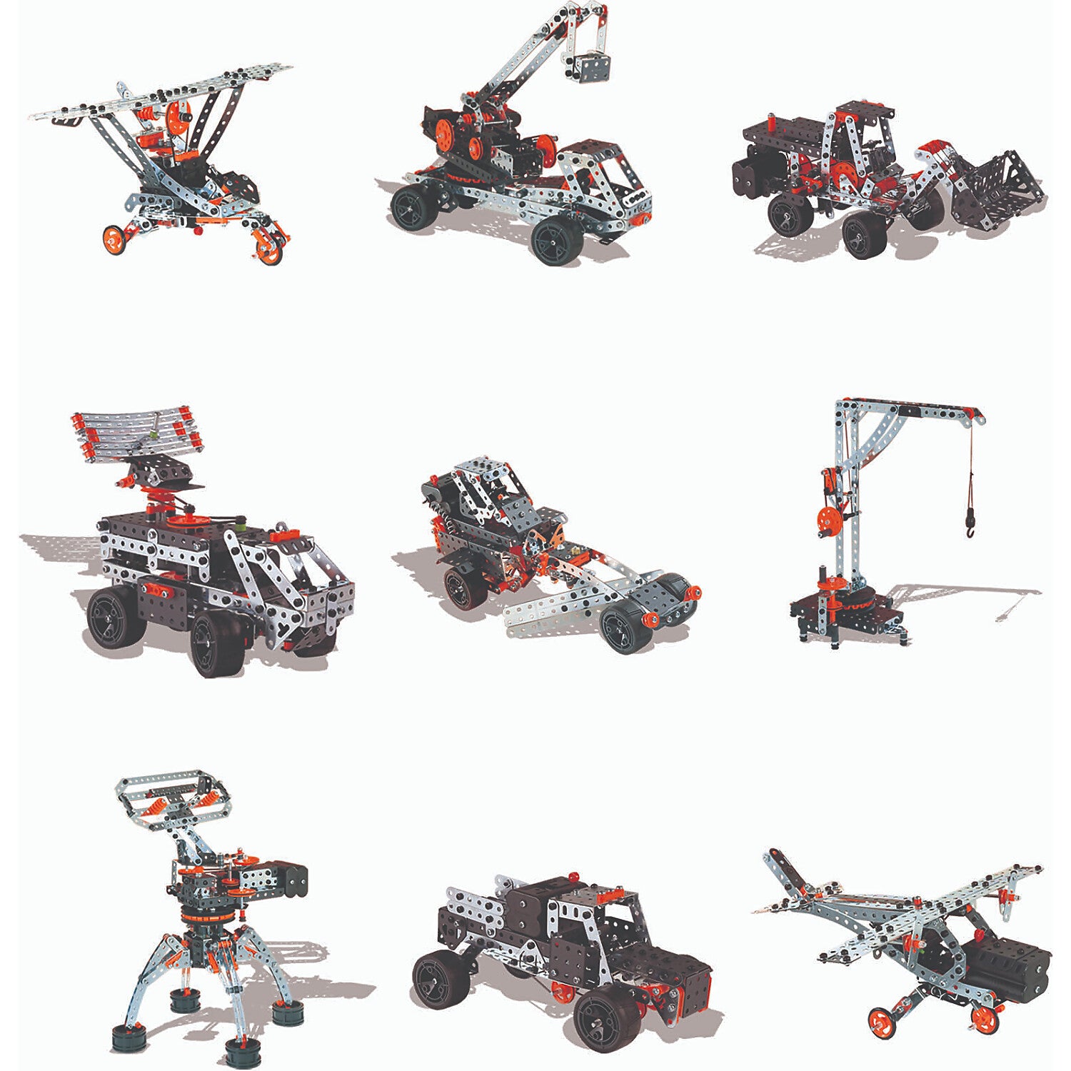 Meccano - 25-in-1 Super Construction Set Motorized Vehicle Building Set