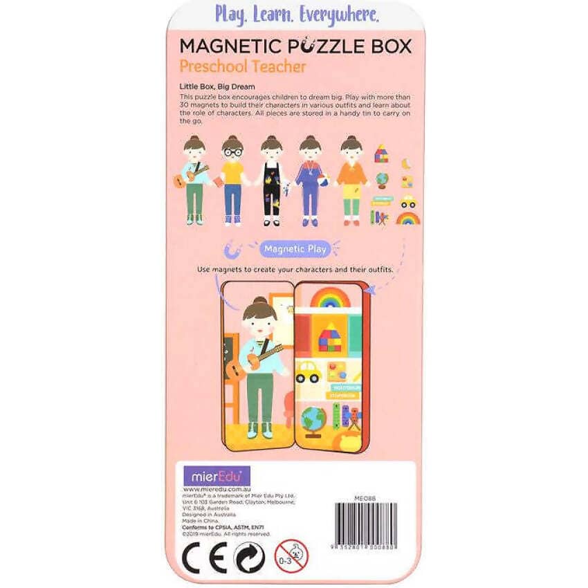 mierEdu - Magnetic Puzzle Box Preschool Teacher