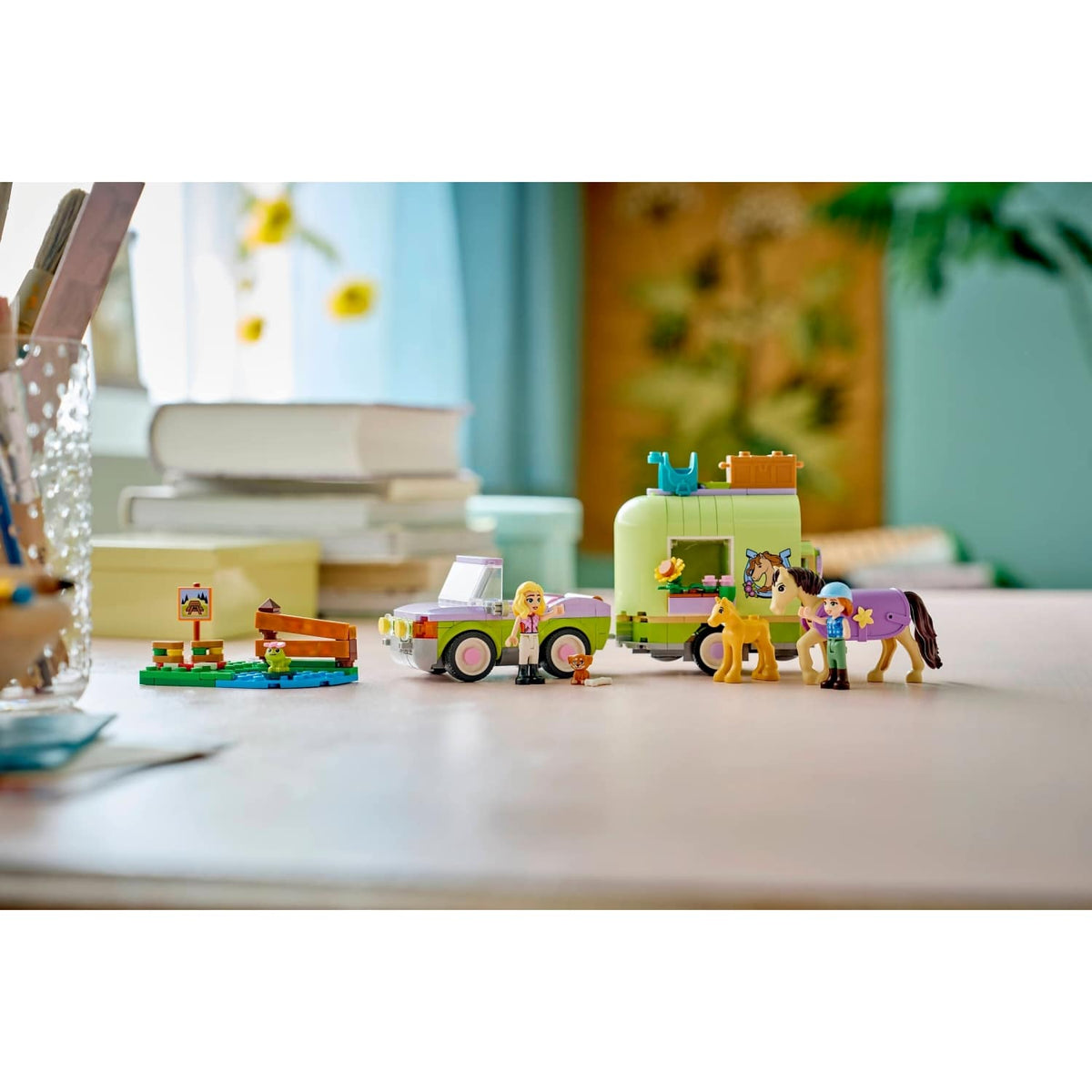 LEGO® 42695 Horse & Baby Foal Trailer - Friends