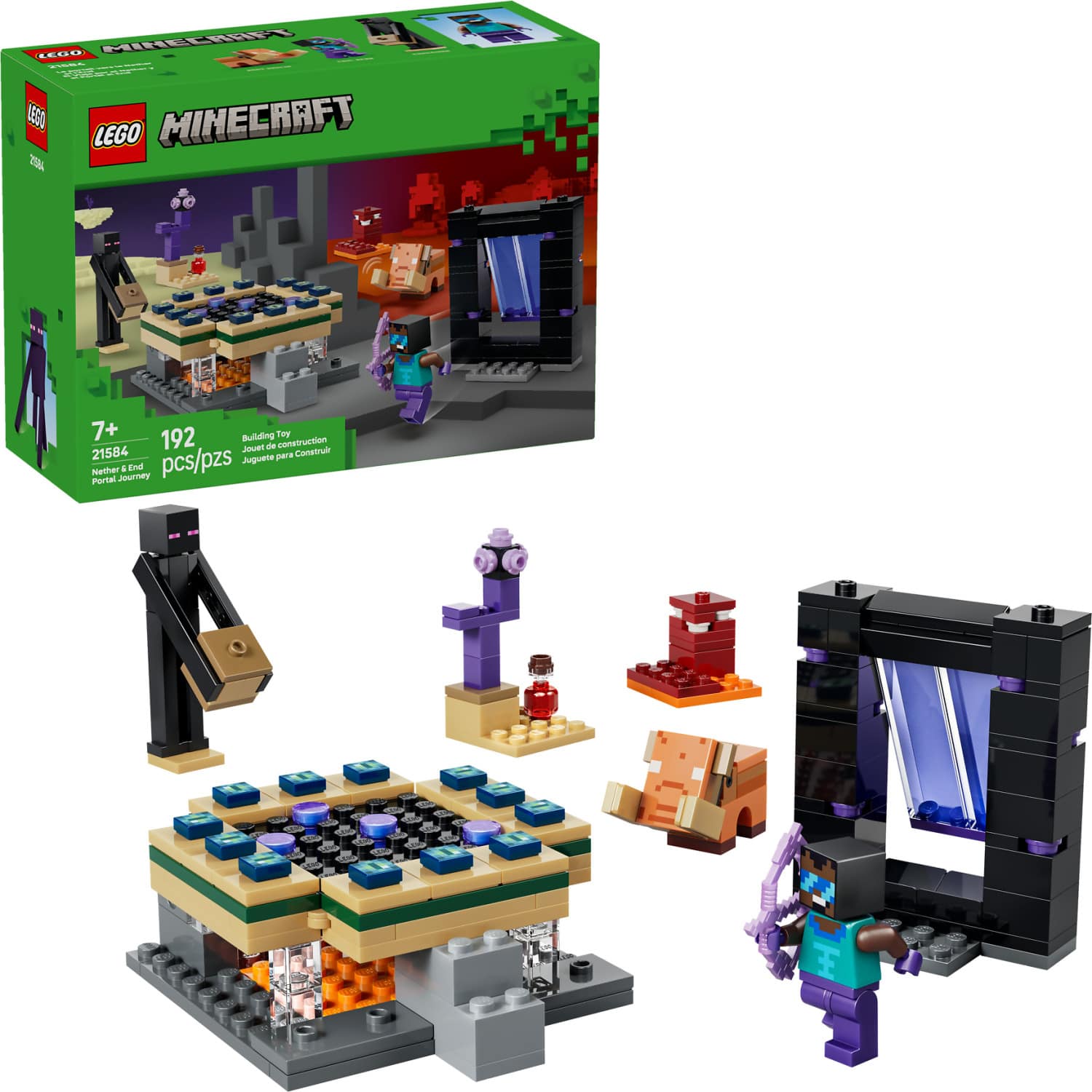 LEGO® 21584 Nether & End Portal Journey - Minecraft®